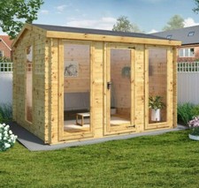 Log cabin garden room - log,