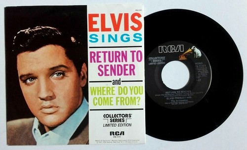 Elvis presley rpm return - elvis, 45