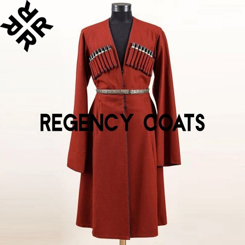 New men red wool cherkeska - new,