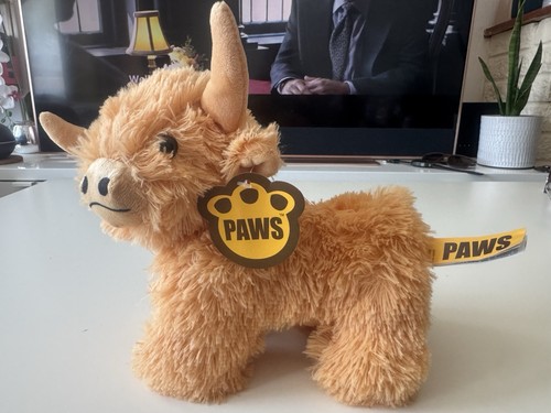 Paws highland cow plush soft - paws,