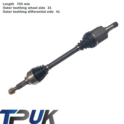 Driveshaft axle left ford - driveshaft,