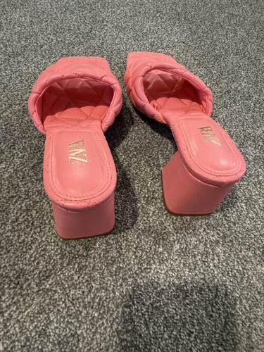 Zara pink quilted heels - heels, uk