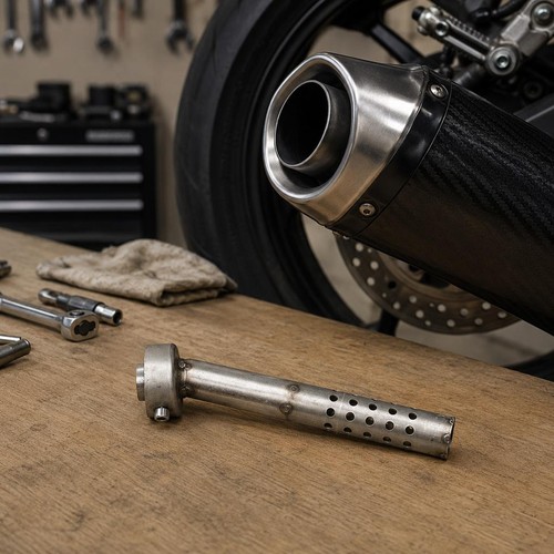 48mm angled motorcycle exhaust - 48mm,
