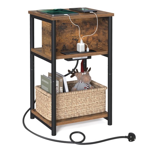 Vasagle slim side table with - side,