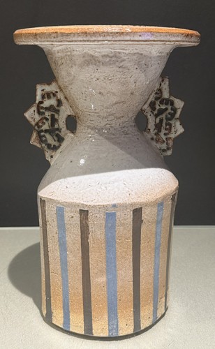 Signed vintage vase pottery - vintage,