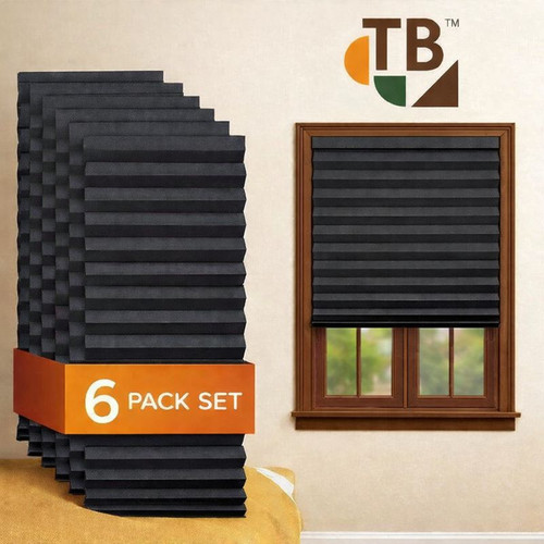 Temp blinds fsc black - x,