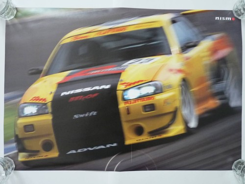 Nismo poster nissan bnr34gt - nismo,