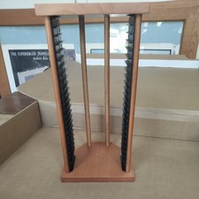 Vintage wooden rack 23cd - vintage, cd