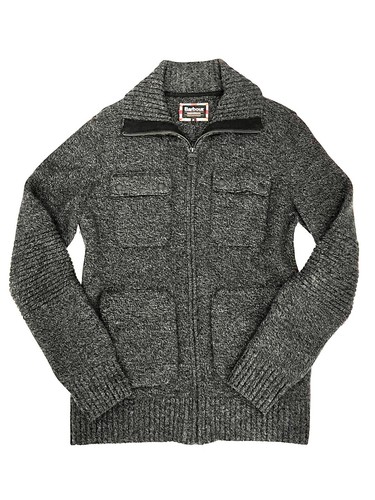 Barbour burn full zip cardigan - full,