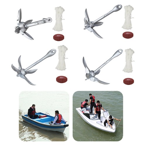 Folding grappling anchor - folding,