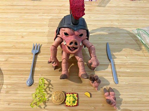 Pudgy pig mighty morphin - mighty,