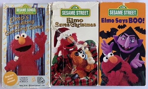 Elmo sesame street vhs tape - street,