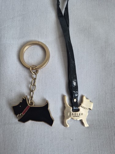 Gold metal radley bag tag - metal,