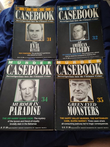 Murder casebook magazine - murder,