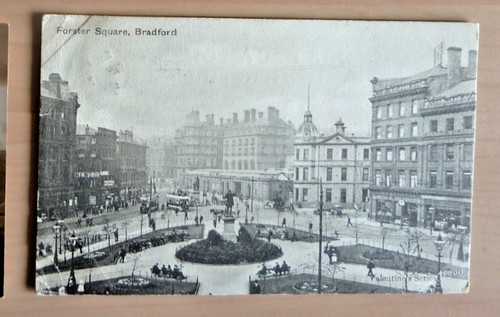 Postcard forster square - forster,