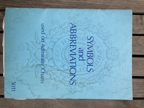 Admiralty charts book - charts,