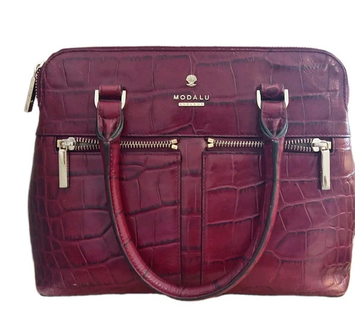 Modalu pippa burgandy bag - burgandy,