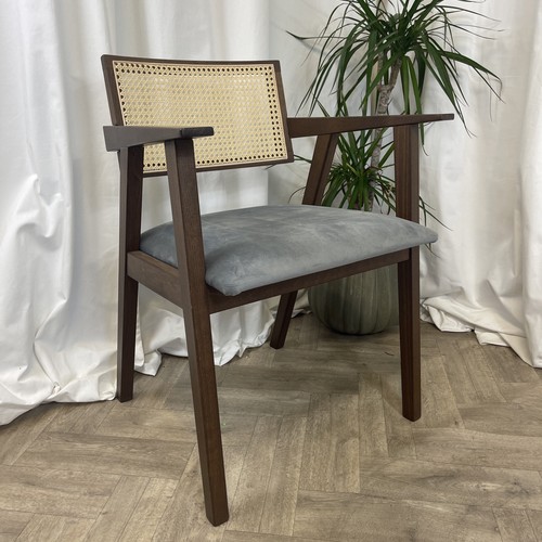Lisbeth designer armchair grey - armchair,