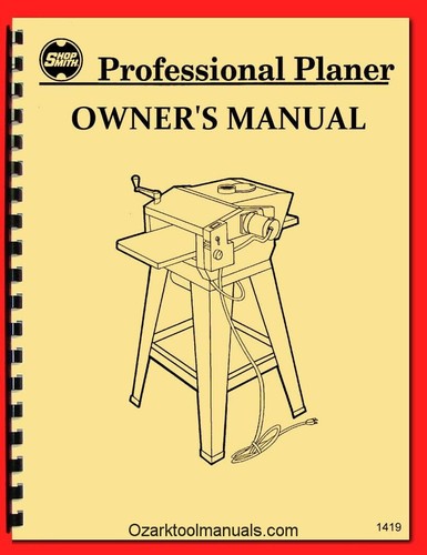 Shopsmith professional - shopsmith, 12"