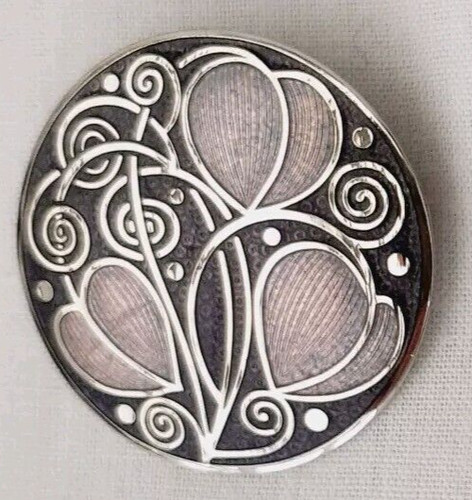Mackintosh enamel brooch sea - mackintosh,