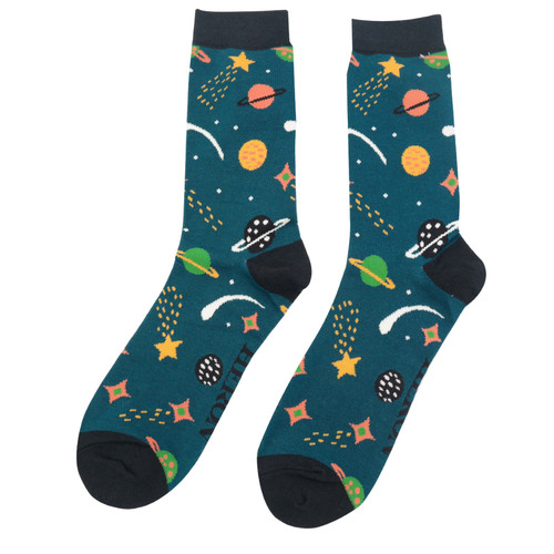 Heron space socks planets - heron,