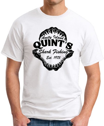 Quints shark fishing shirt - quints, t-shirt