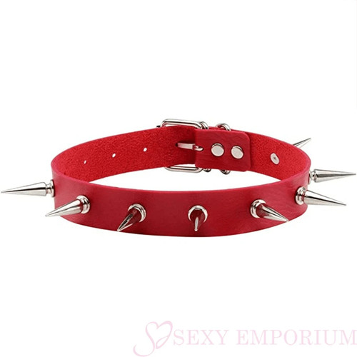 Choker spike collar bondage - choker,