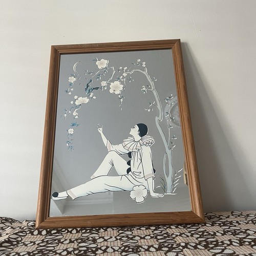 Vintage 1980 pierrot sad - pierrot,