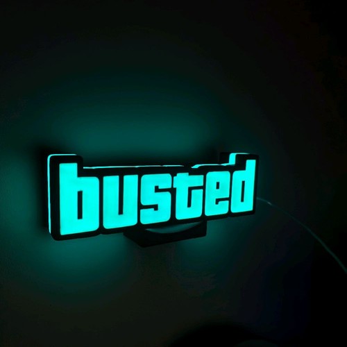 Busted led light - busted, lamp