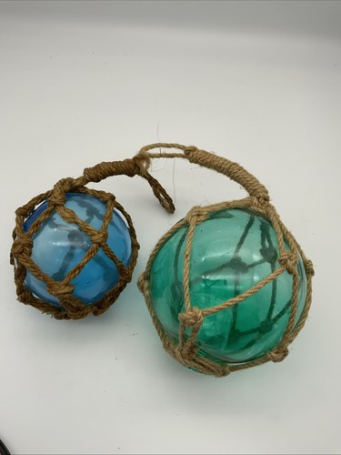 Vintage blown glass fishing - glass,