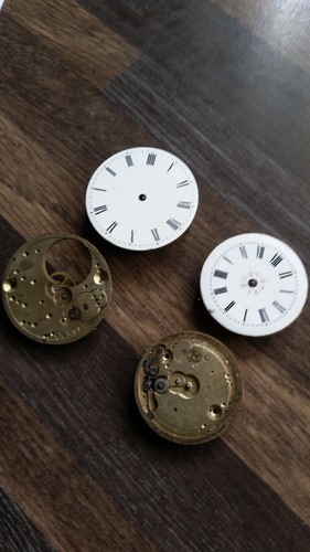 Antique keywind pocket watches - antique,