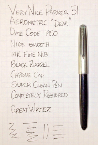 Parker aerometric demi - 51,