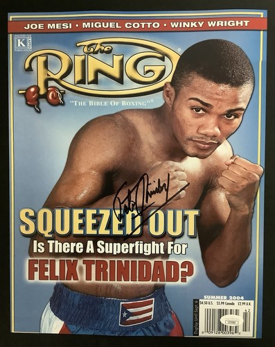 Tito trinidad signed photo - trinidad,