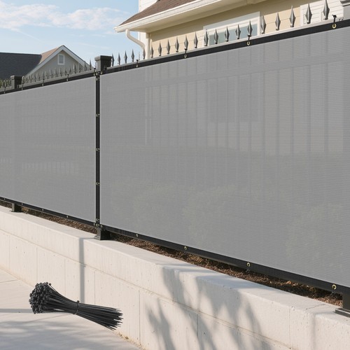 4ft gray outdoor - gray, fence