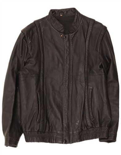Vintage mens leather jacket - mens,