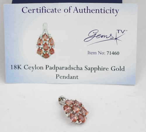 18k ceylon padparadscha - 18k,