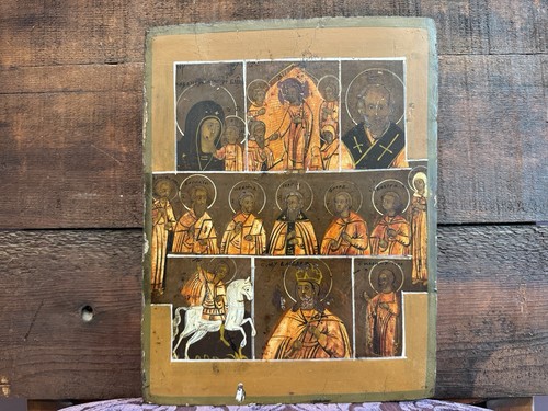 Antique russian icon jesus - icon,