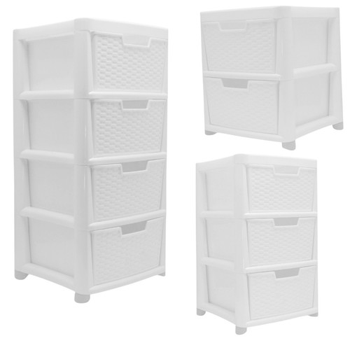 Large rattan effect storage - large,