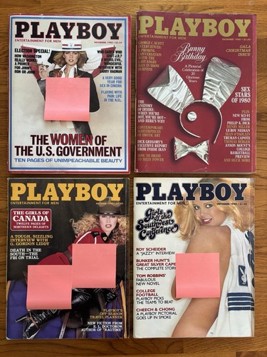 1980 playboy magazine lot - magazine,