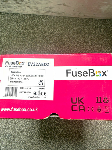 Fusebox ev32abdz 100a main - fusebox,