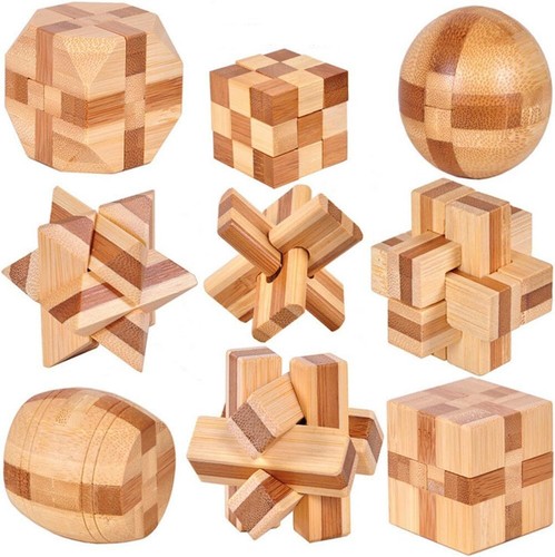 Set wooden brain - set, 9