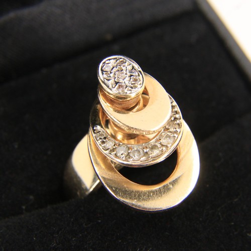Vintage 14k gold diamond - vintage,