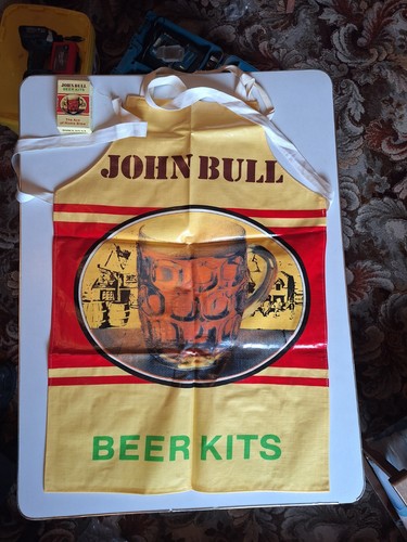 John bull beer kits apron - bull, and