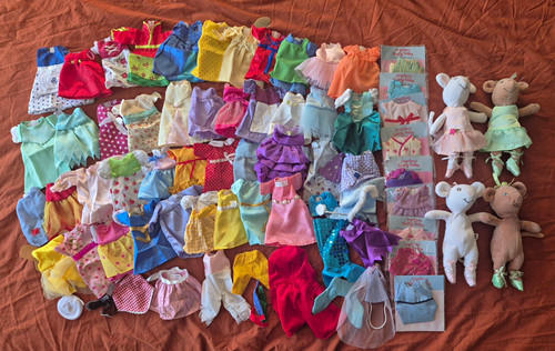 Angelina ballerina doll lot - angelina,