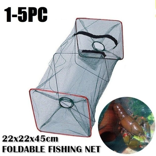 Foldable fishing bait trap - bait,