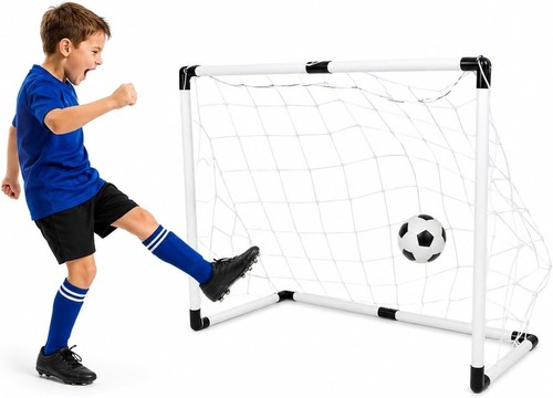 Football goal set - set, pump