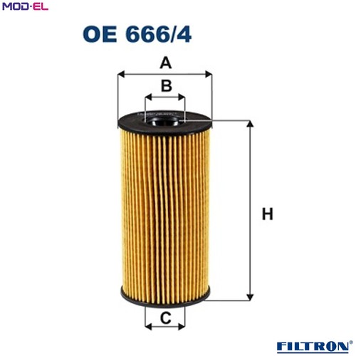 Oil filter 666 for - oil, oe