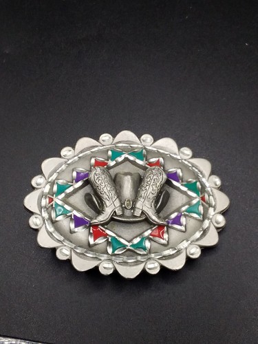 Vintage usa made pewter belt - vintage,