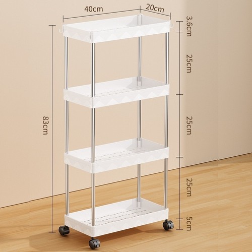 Slim tier rack trolley - 3/4,
