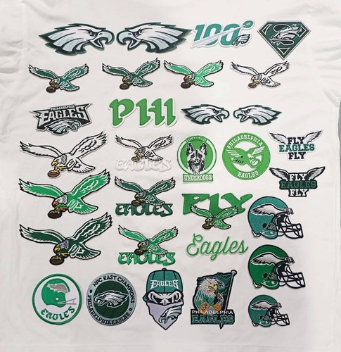 Eagles nfl patches iron - iron, on